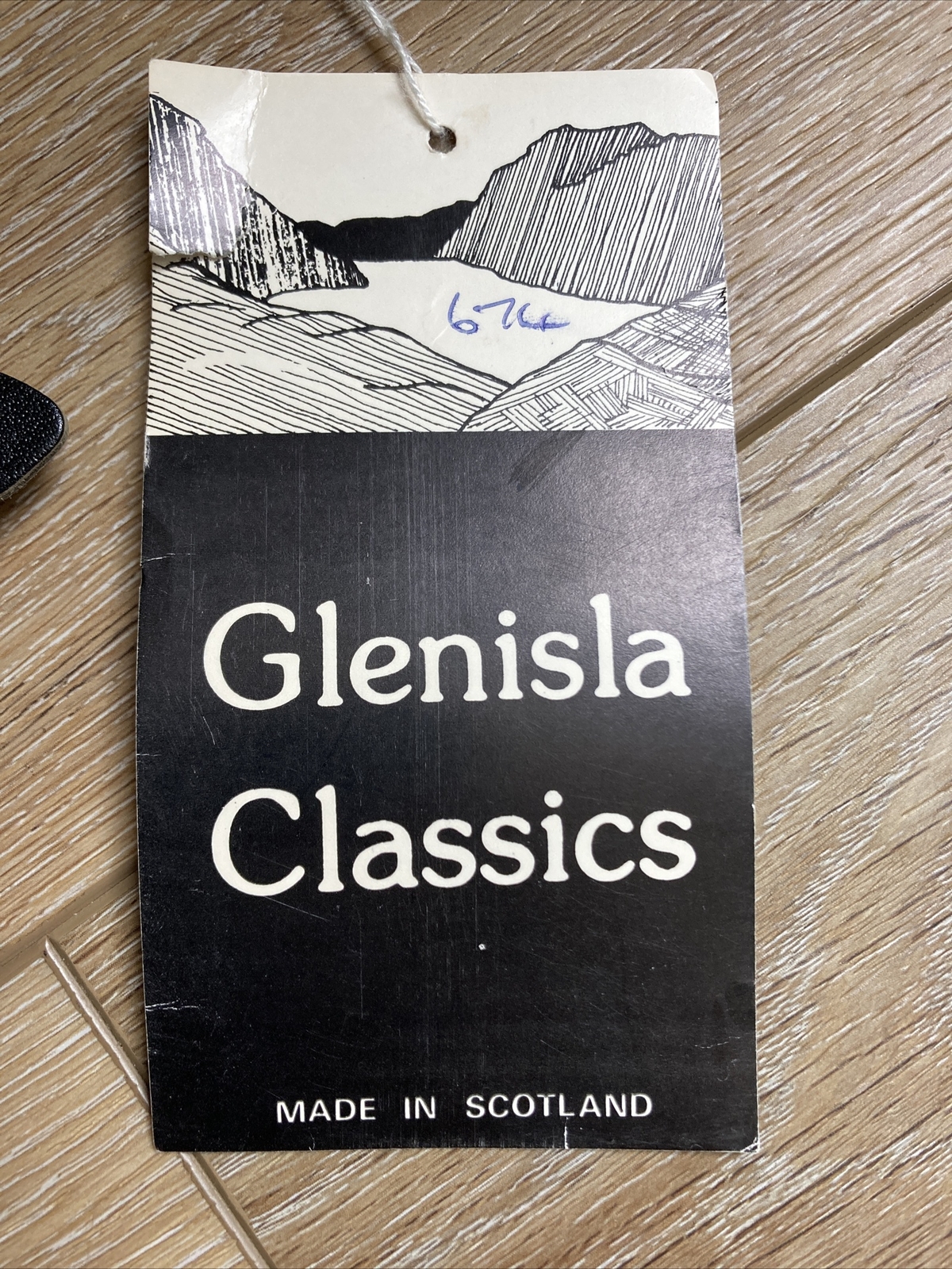 GLENISLA Scotland Wool Kilt Pleated Wrap Midi Skirt Plaid Buckle Size 8 SEE MEAS