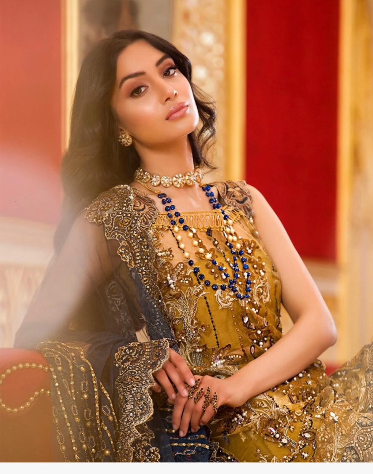 New! Designer Saira Rizwan 3 piece Indian Pakistani women sharara dress desi