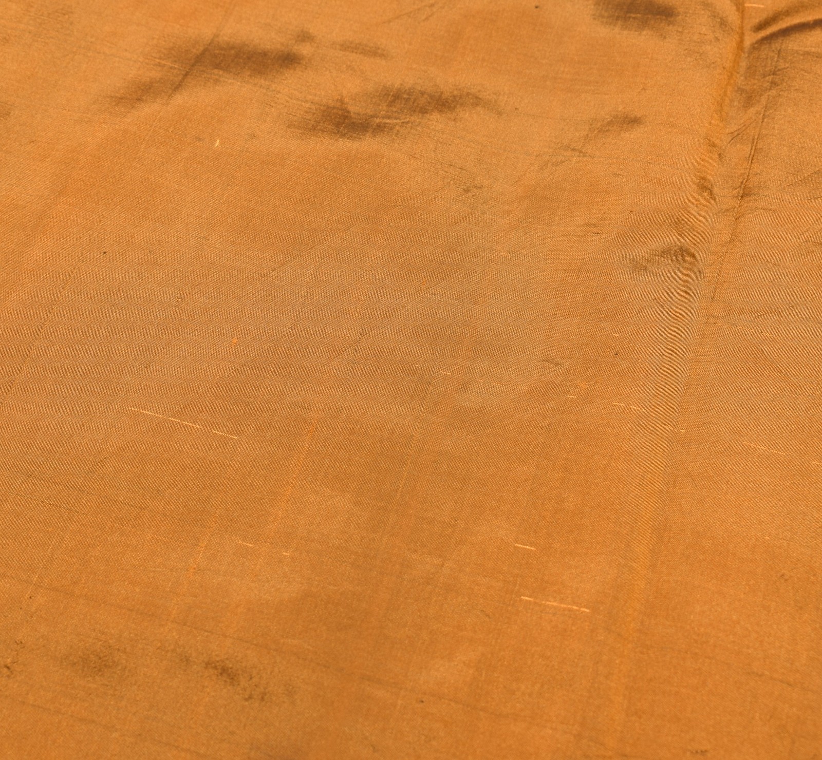 Sushila Vintage Rust Saree With Orange Border Pure Silk Woven Soft Sari Fabric