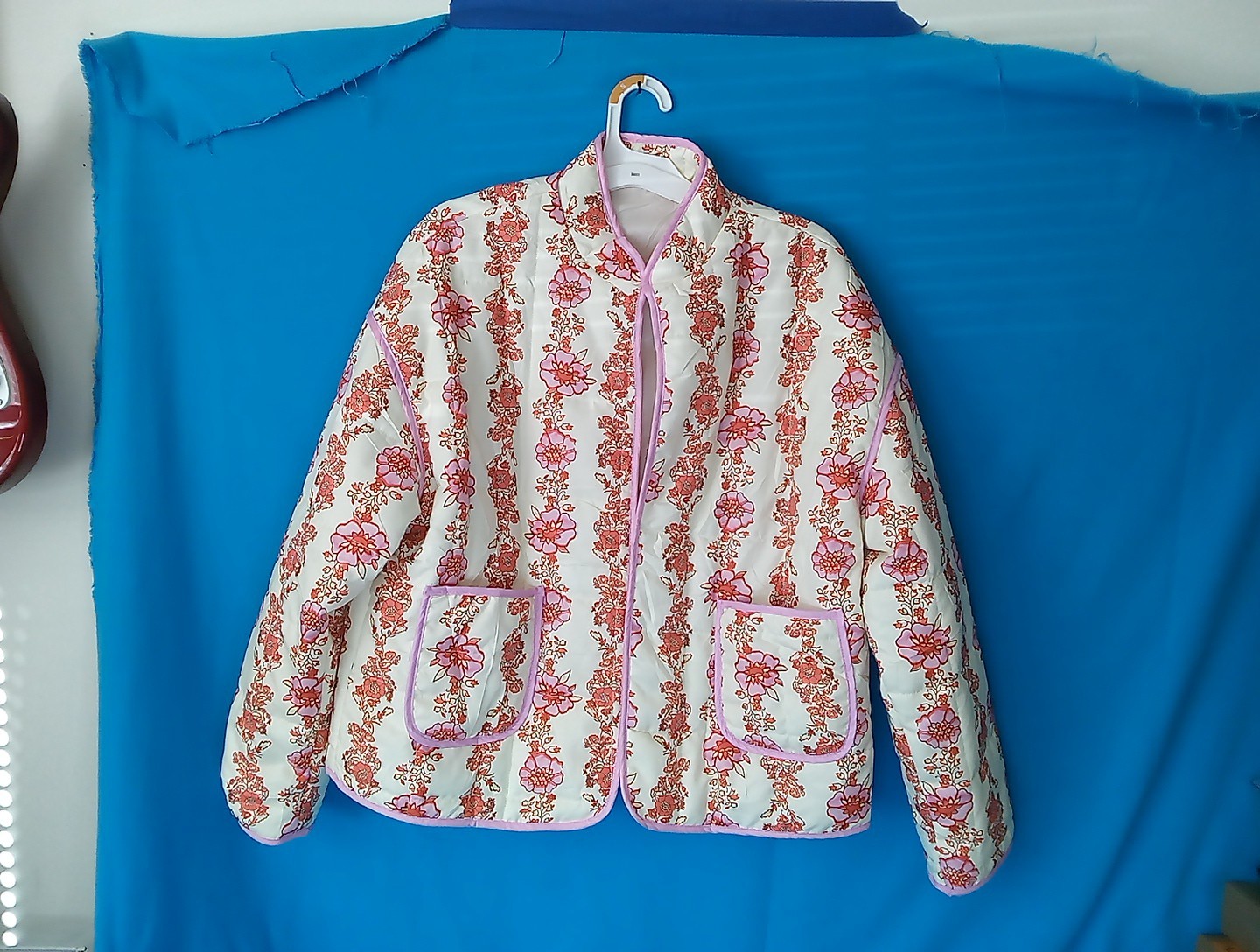 Oriental Chloe Quilted Floral Jacket Size S unbranded Free shipping