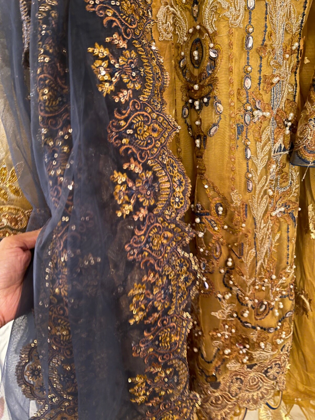 New! Designer Saira Rizwan 3 piece Indian Pakistani women sharara dress desi