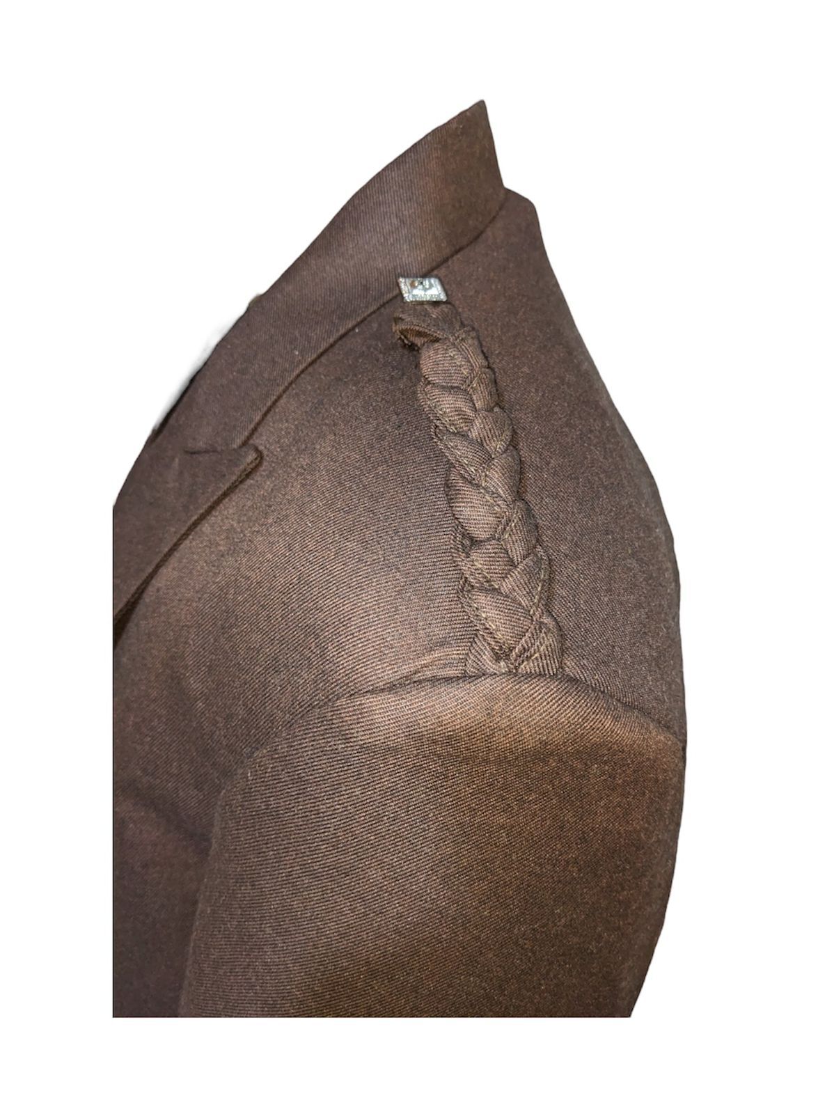 Men’s Brown Wool Argyle Kilt Jacket With 5 Button Vest Wedding Kilt Jacket