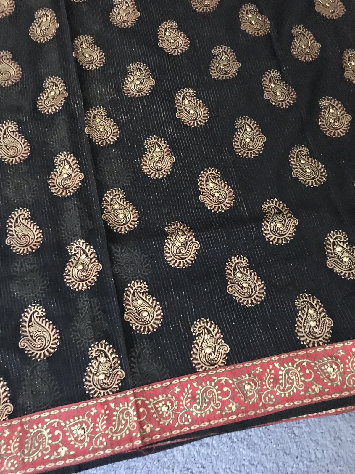 bollywood Saree/ Black/ Bangladeshi/ Party ware
