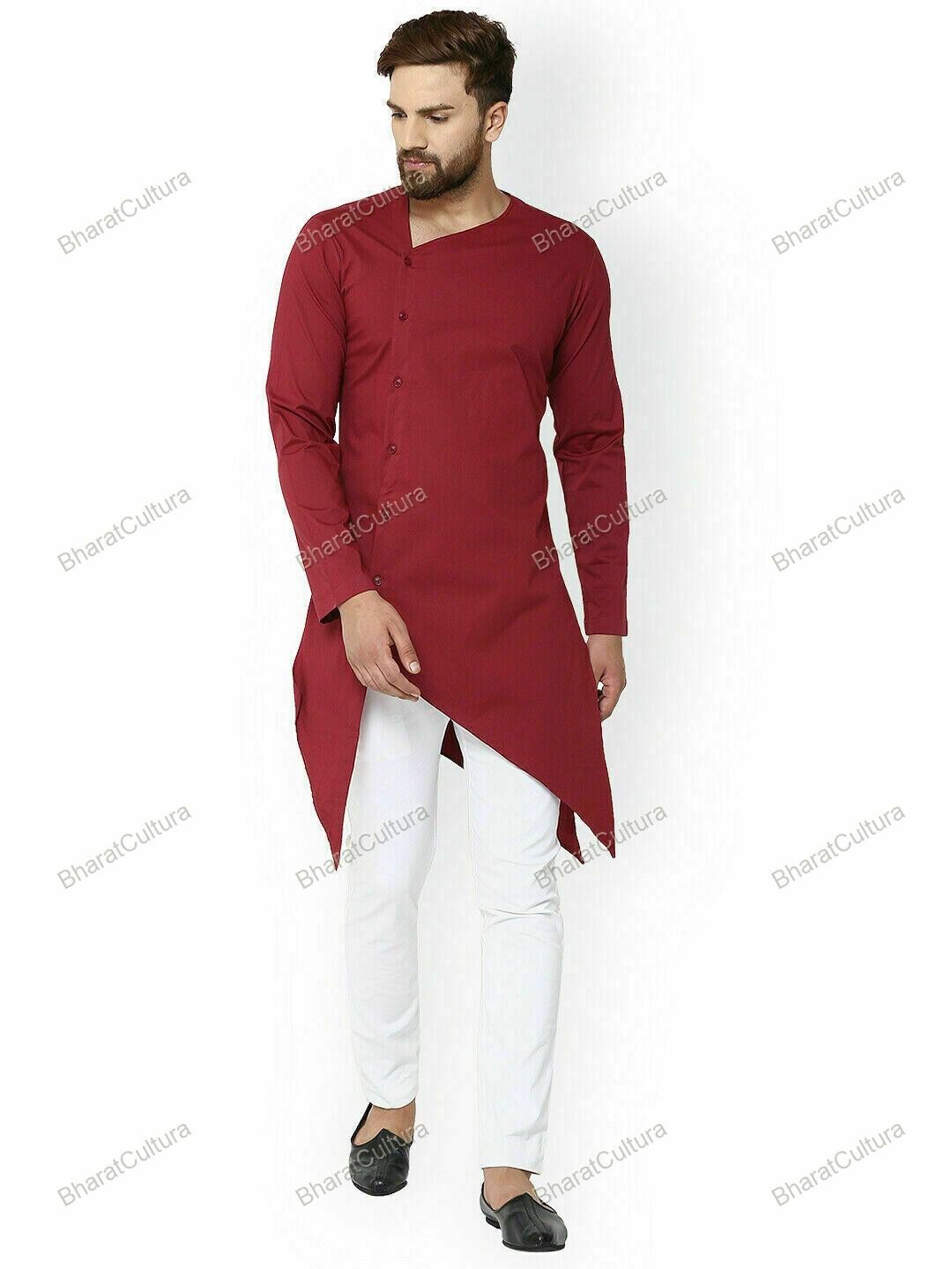Mens Kurta Traditional Kurta Top Tunic Mens Dress Any Ocassion Wear Shirts Kurta