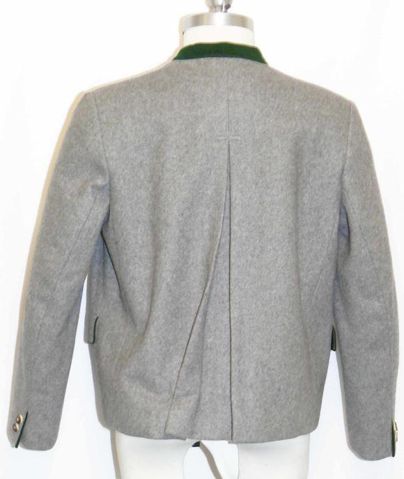 BOILED WOOL Women JACKET German Winter Hunting WARM Over Coat GRAY B42″ 12 M