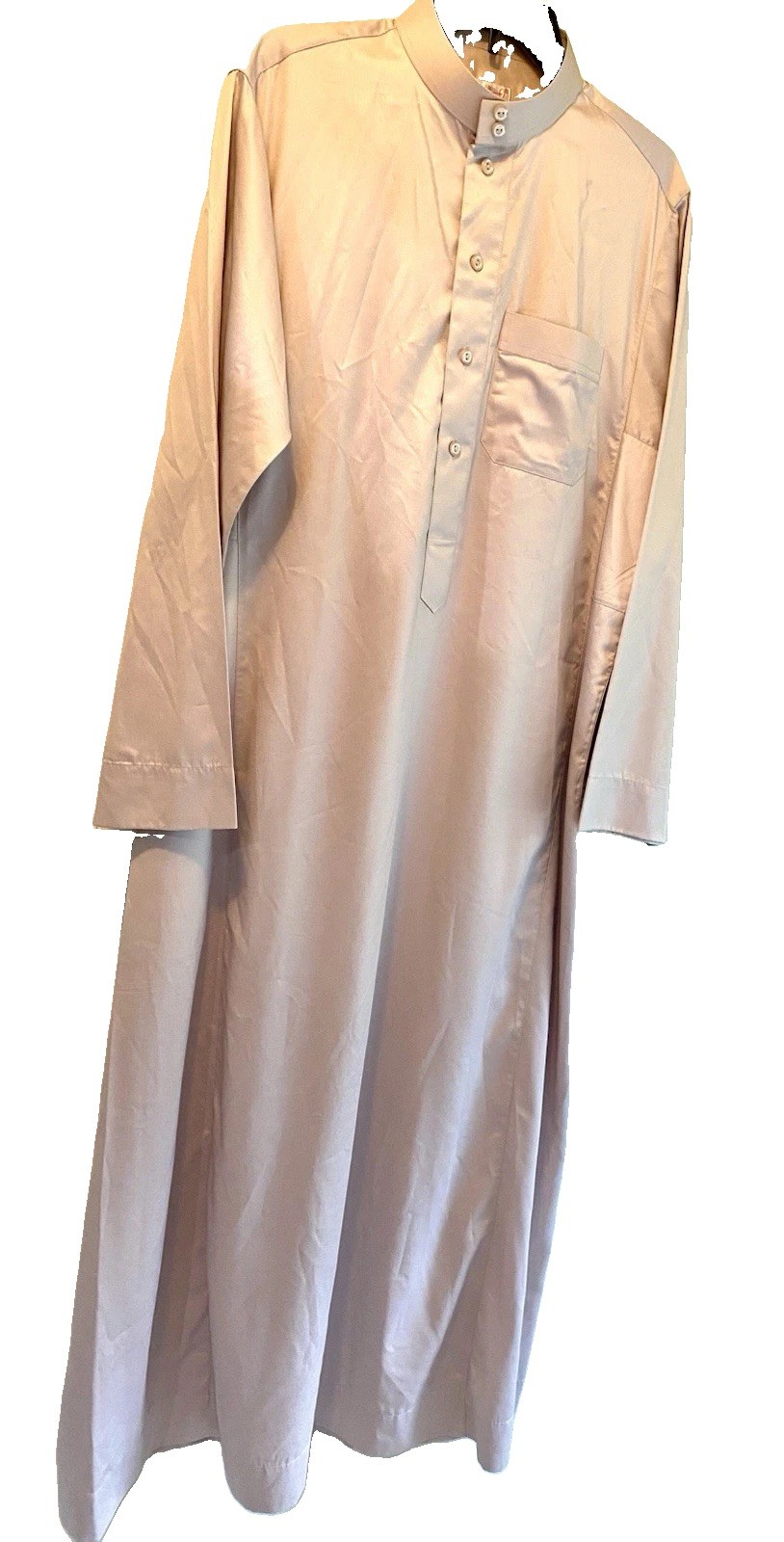 Mens Tan/ Beige Brown Dress Kurta Size 58/24 Rowat Al-Safa EUC