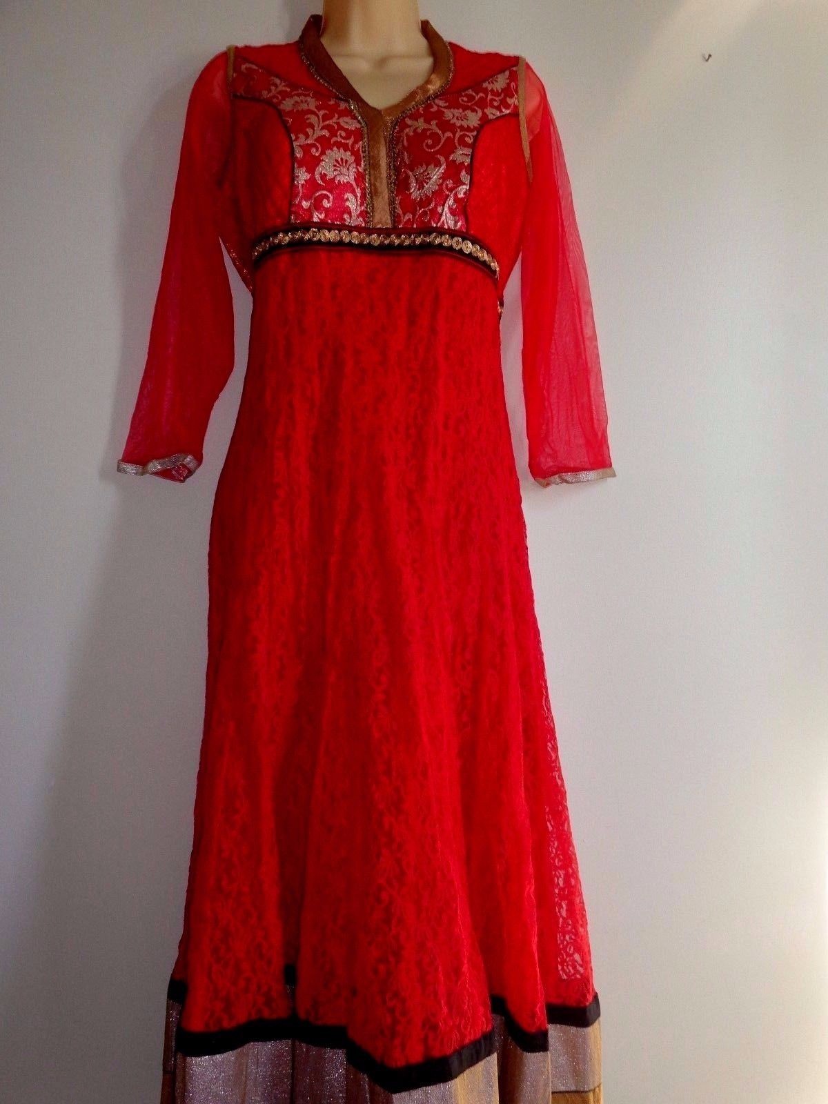 Ethnic Indian Salwar Kameez/Anarkali/Chudidar – Red