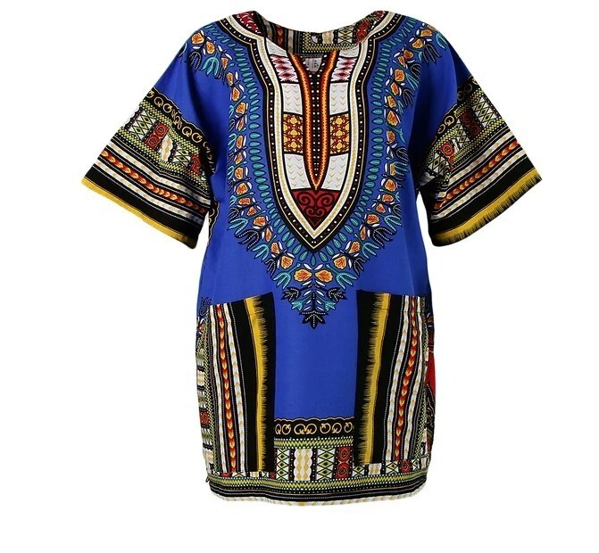 100% Cotton Premium Quality African Kente Top (for Men, Women, Boys and girls