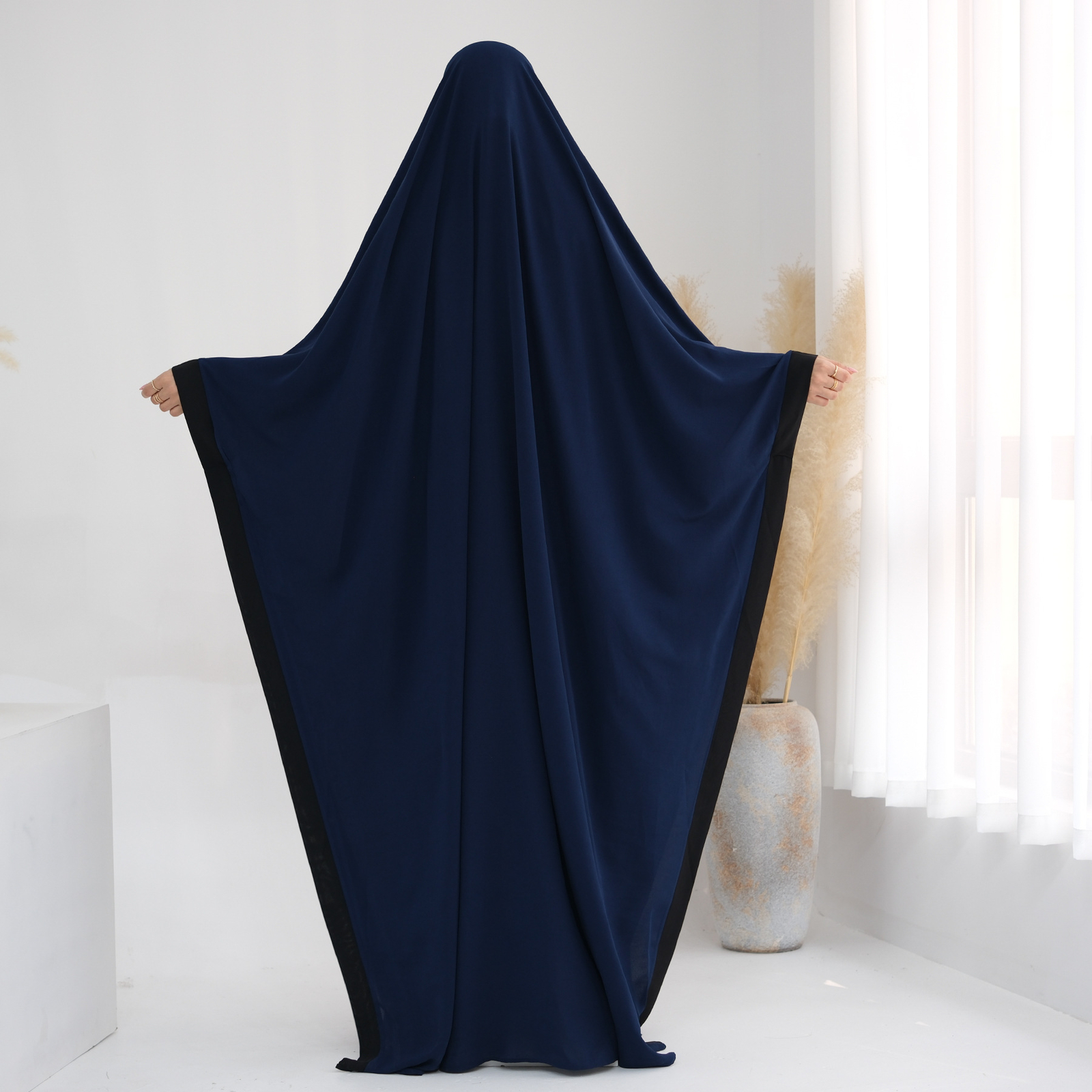Muslim Women Prayer Robe Arab Burqa Islamic Long Abaya Eid Corban Loose Kaftan