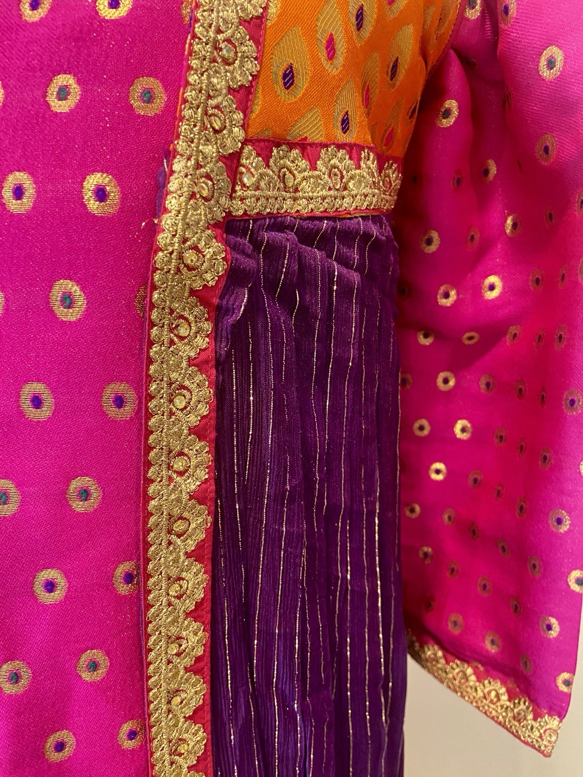 Shalwar Kameez 4pc Girls Party Wear Señorita Size 10-12 Perfect Mehndi Mayon