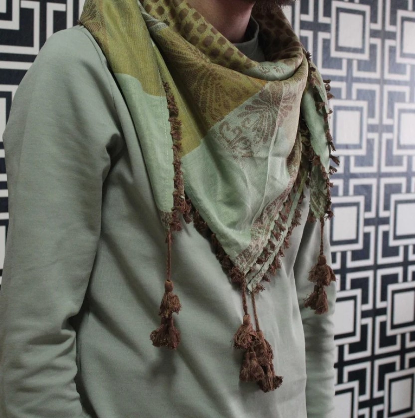 Kaffiyeh Scarf, Headscarf Palestine, Turkish Hijab, Cloth Face Mask, Gift Girl