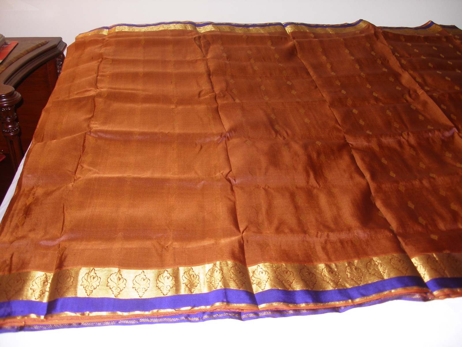 New Pure Silk Saree Kanjivaram With stitched blouse.