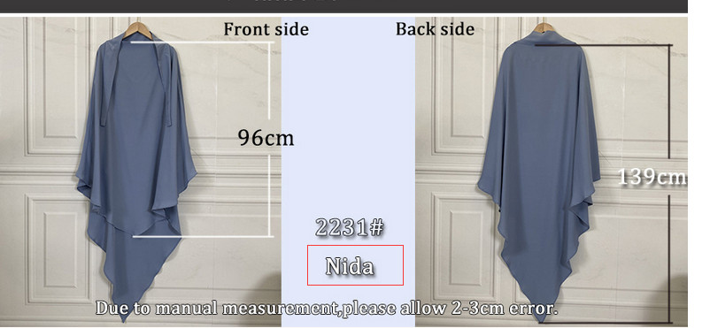 Eid Ramadan Muslim Overhead Abaya Large Hijab Khimar Scarf Islamic Jilbab Niqab