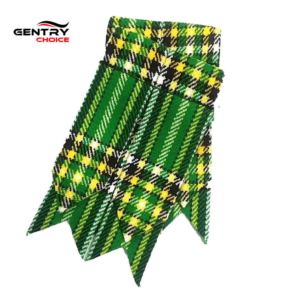 Scottish Tartan Irish Heritage Flashes Tartan Kilt Hose Garter Highland Outfit