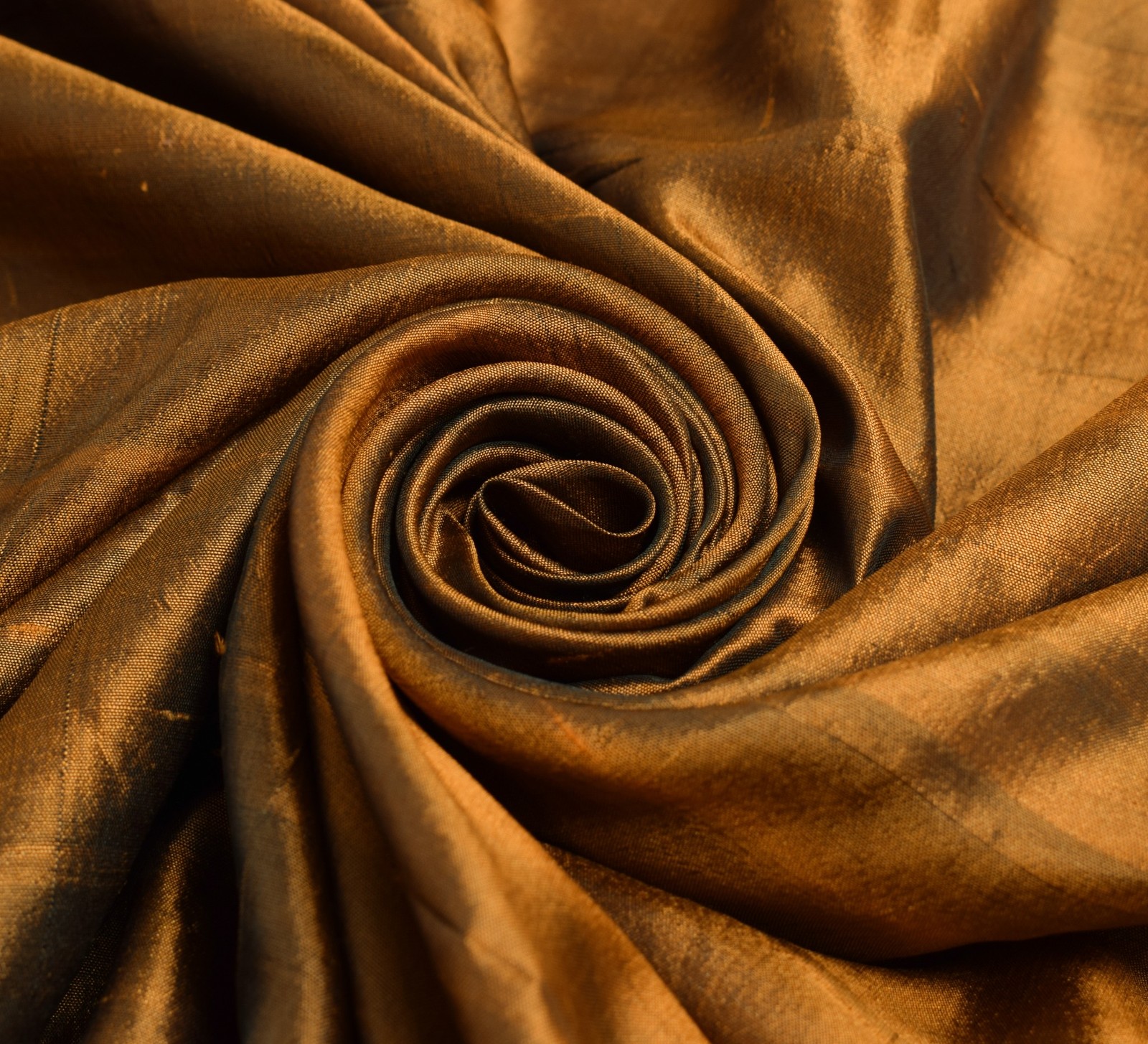 Sushila Vintage Rust Saree With Orange Border Pure Silk Woven Soft Sari Fabric