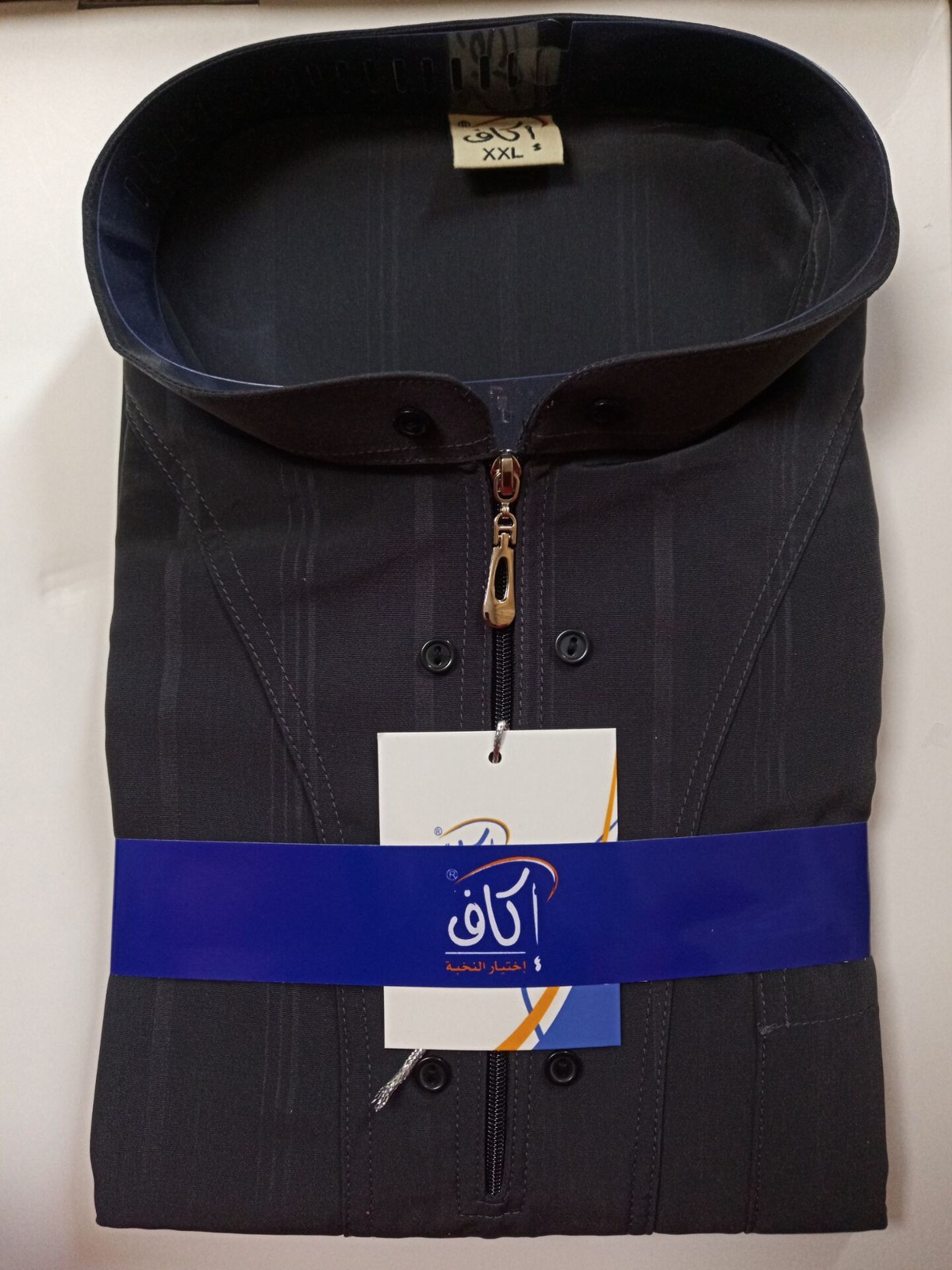 Men’s Indian Arab Thobe Long Tops Blouse Muslim Middle East Kaftan Abaya Shirts
