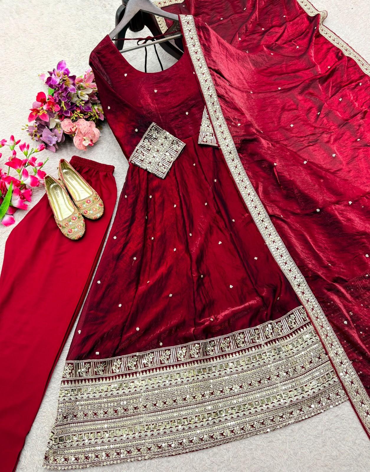 GOWN SALWAR KAMEEZ PAKISTANI INDIAN WEDDING PARTY WEAR DRESS BOLLYWOOD SUIT NEW