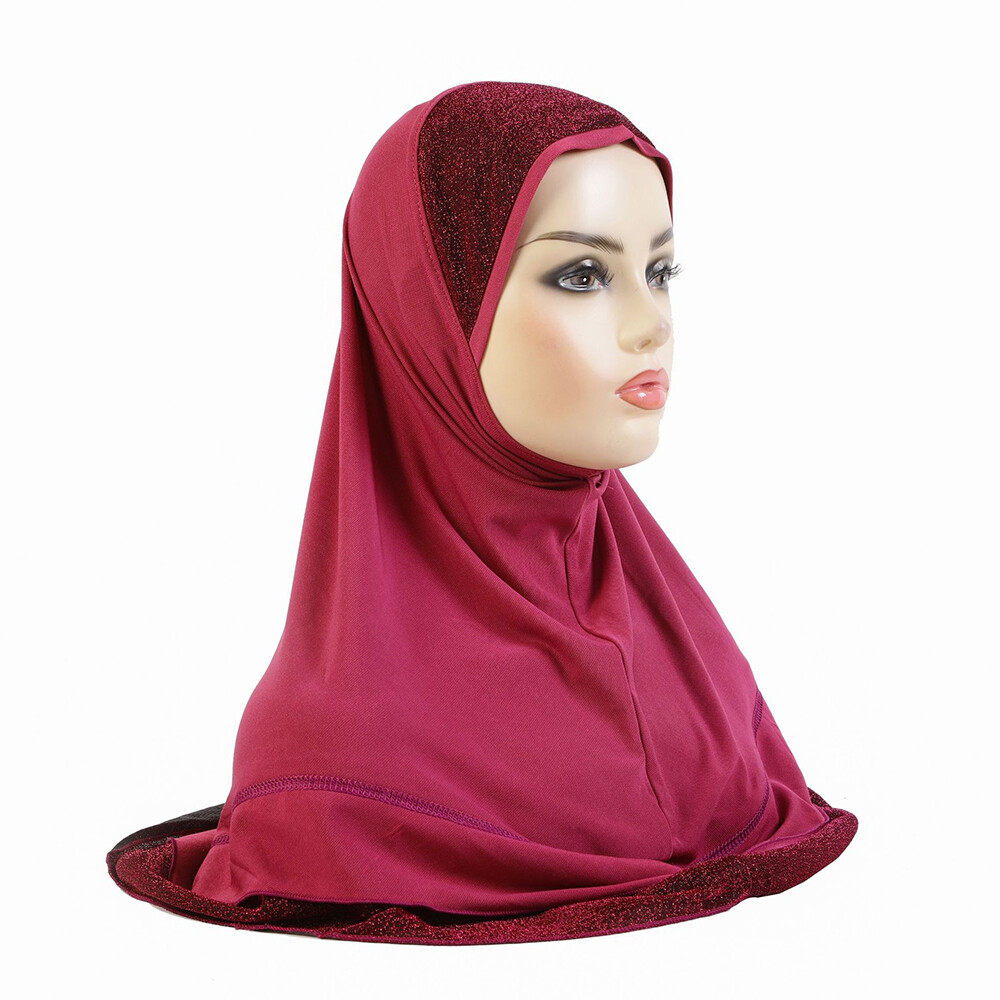 Women’s Muslim Hijab Scarf Head Wrap Bonnet Headscarf Turban Hijabs 12 Colors