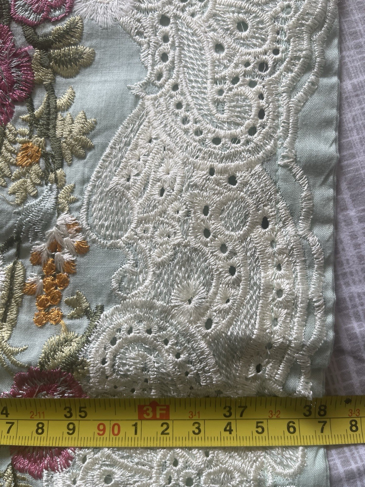 Pakistani Stitched 3 Piece Embroidered Lawn dress for women’s size Large