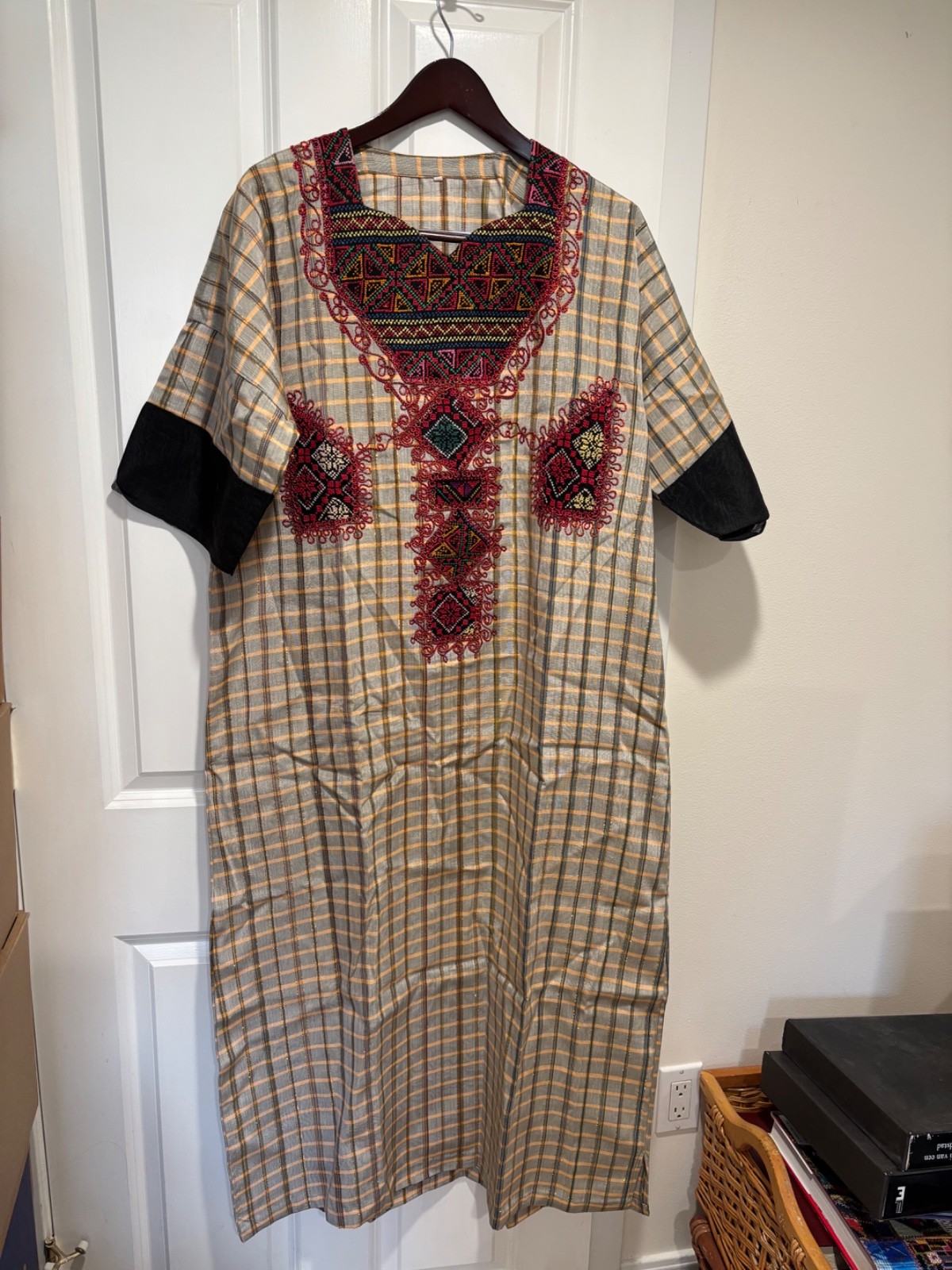 Palestinian Dress Hand-Stitched, From the Authentic Ancient Heritage Women