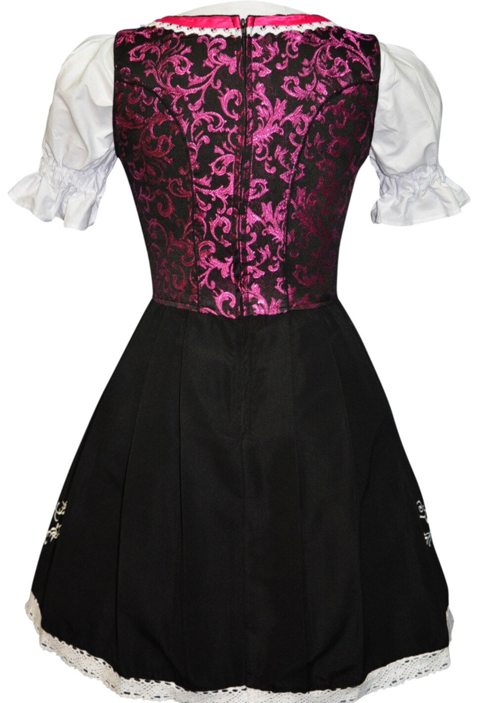 XS, S, M, L, XL, 0, 2, 4, 6, 8, 10, 12, 14, 16, 18 German Dirndl Dress /3 Pc Set