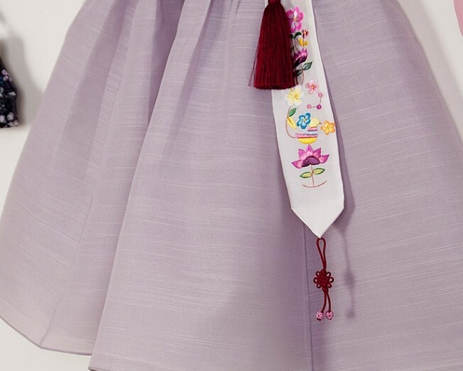 RUA Rainbow-Colored Hanbok Korean Traditional Clothing Birthday Party Girl PK GR