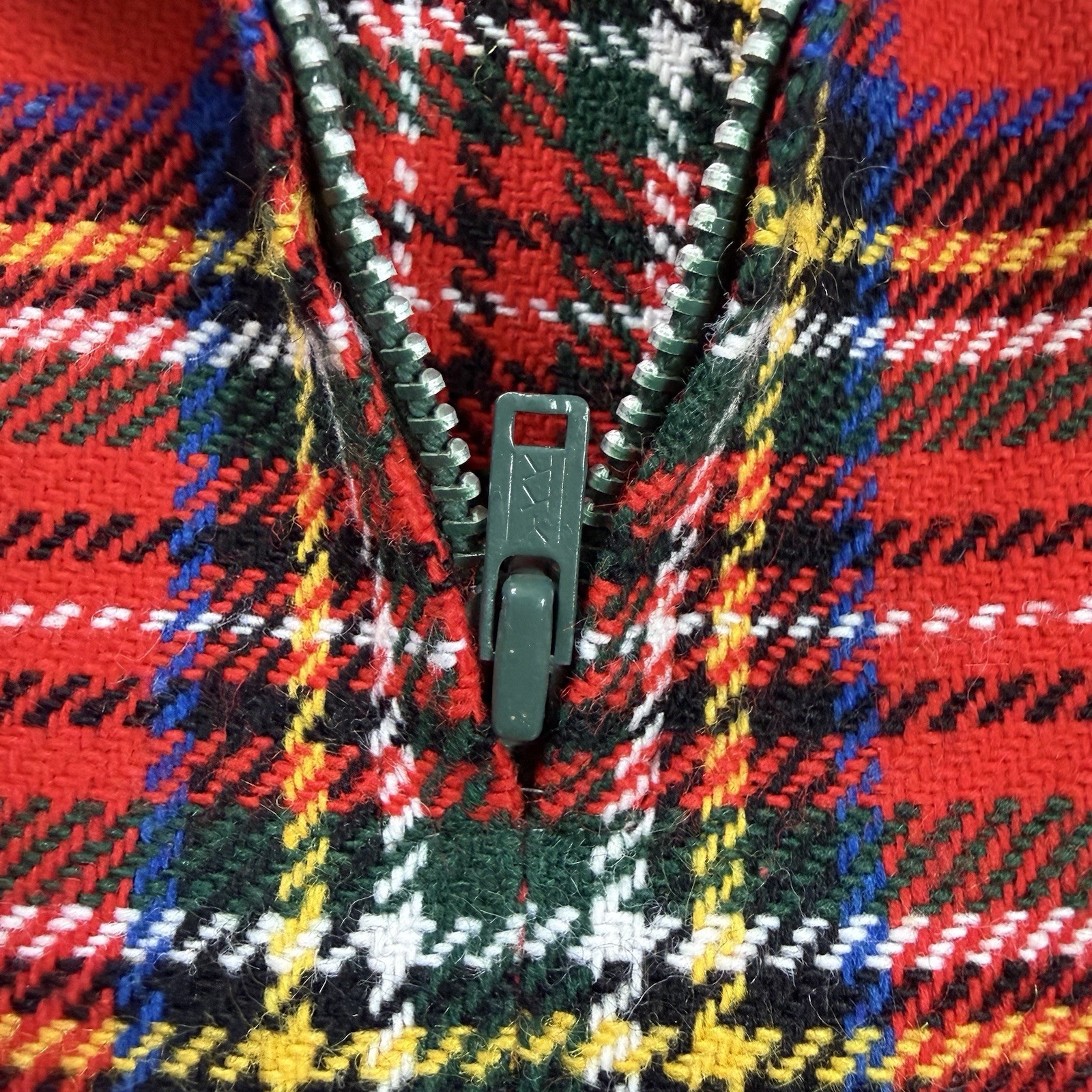 Vintage Tartan/Plaid Wool Blend Holiday Winter Cape Child Size Made in Scotland