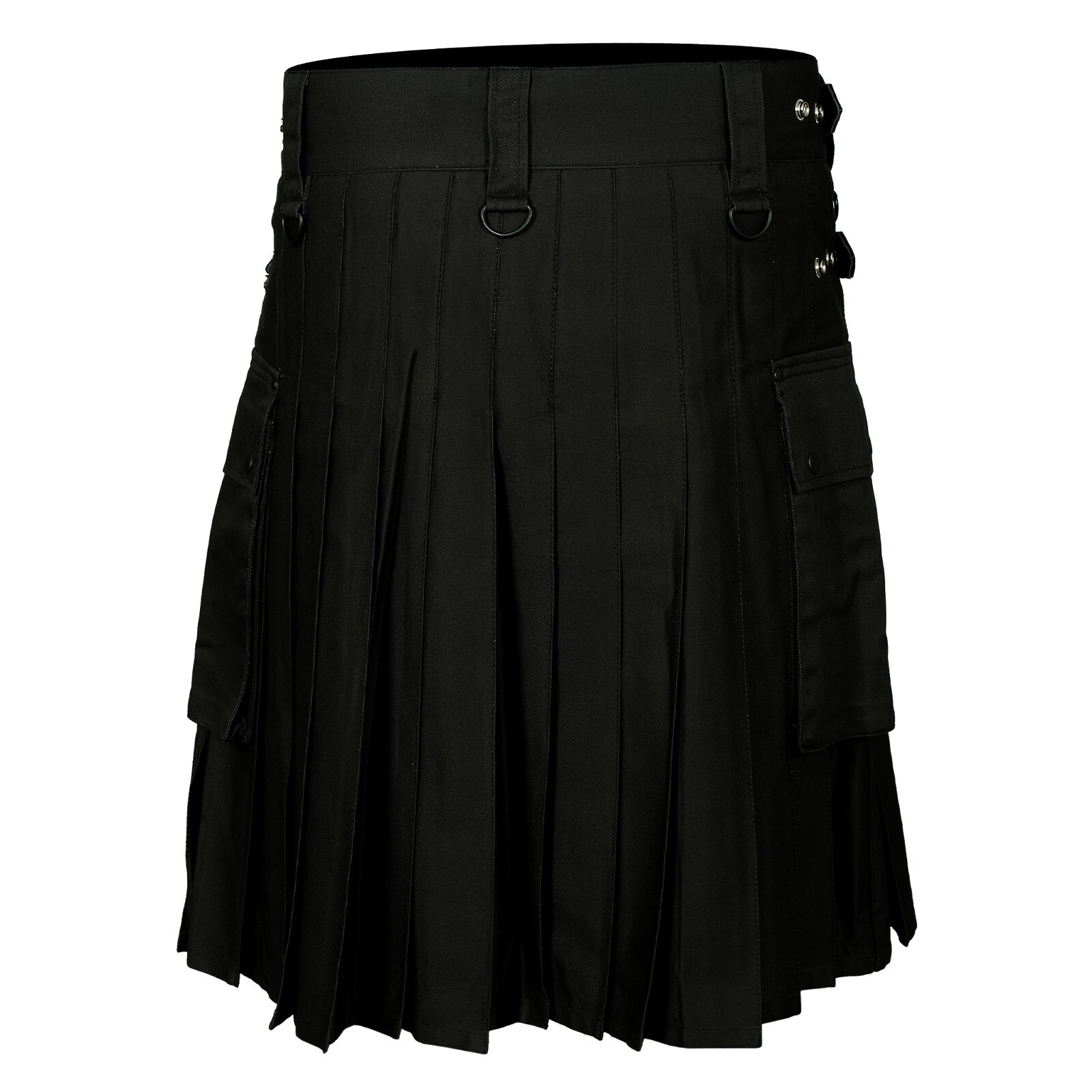 Fashion Utility Kilt Black Scottish Outfit Highlander Games Kilt wedding Dress
