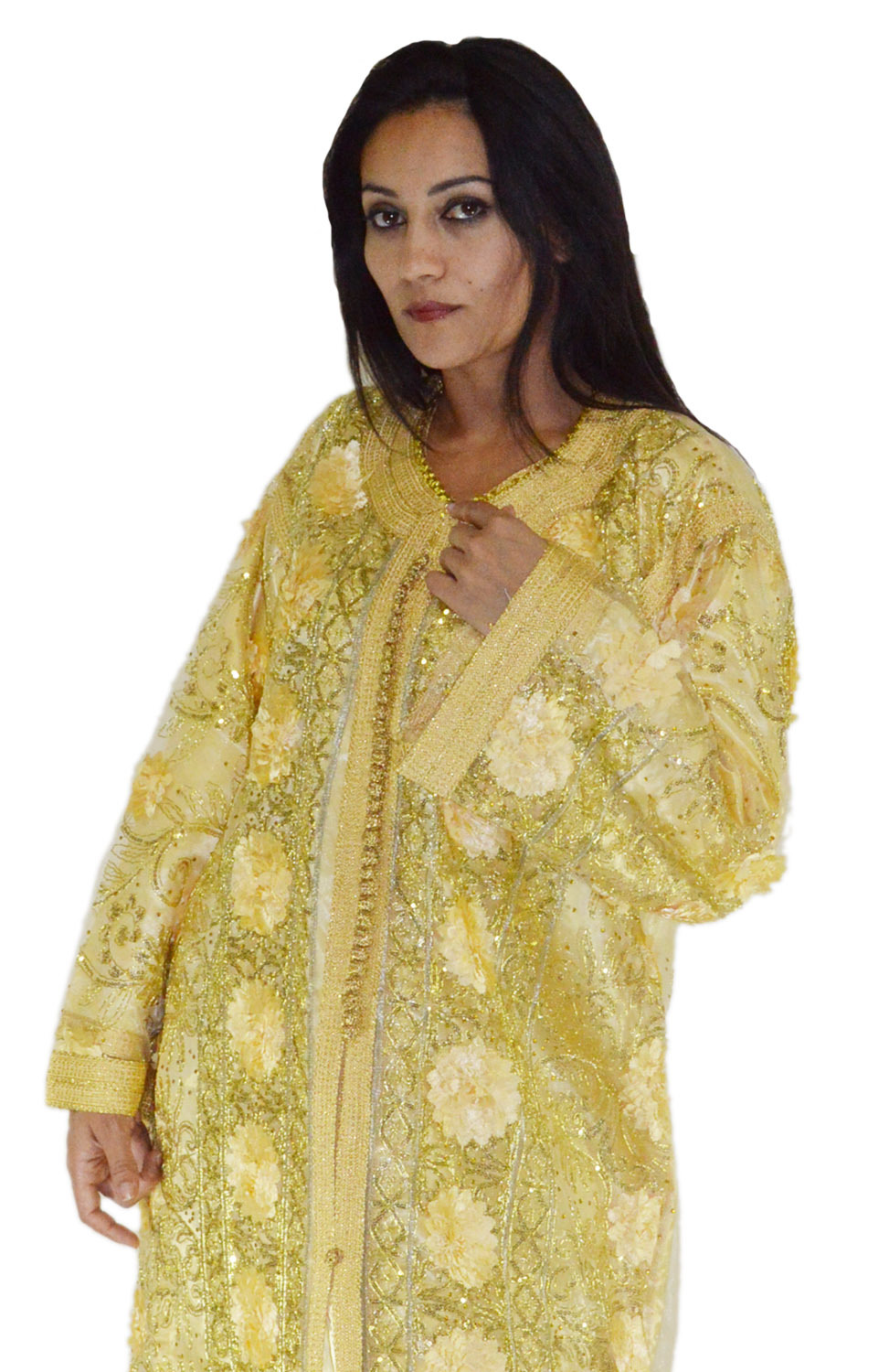 Wedding Gown Caftan Kaftan DressTackchita Abaya Moroccan Middle East handmade