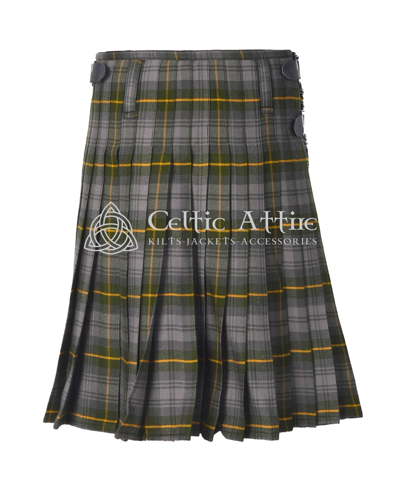 Gordon Weathered Muted 8 Yard Scottish Kilt – Made to Order By Celtic Attire