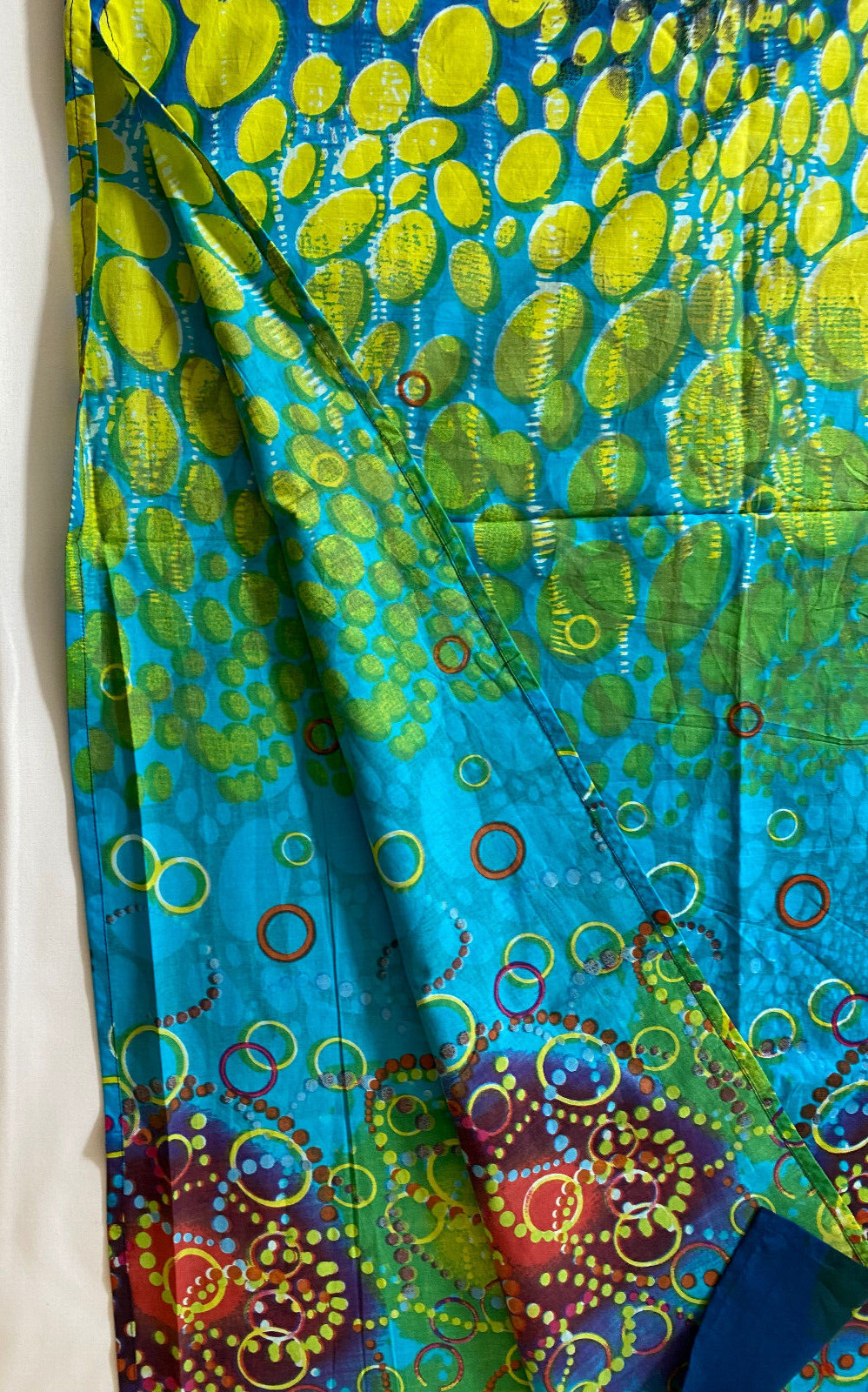 Kaftan Tie Dyed Blue Green Yellow Women’s Men’s Unisex New Cotton Light Weight