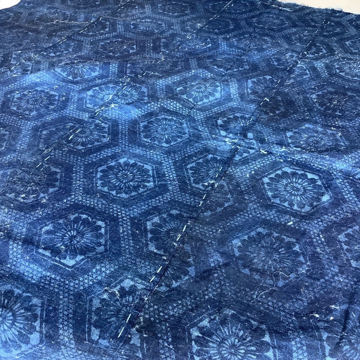 Japanese Indigo Cotton Futon Cover Cloth 155 x 150 cm
