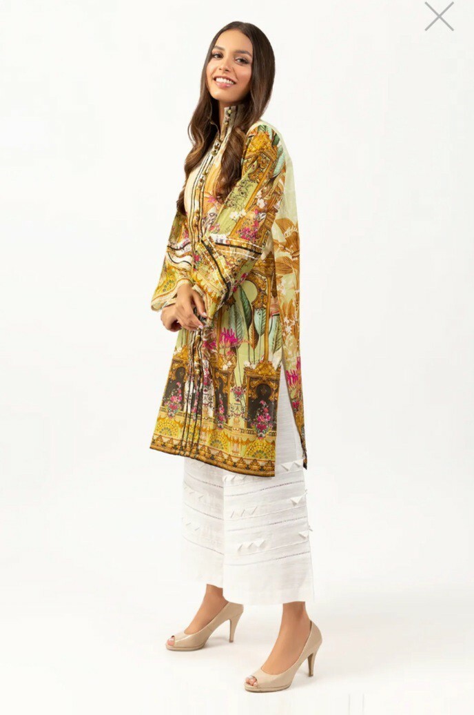 NWT GUL AHMED Lawn Kurti S Pakistani Designer Indian SAFINAZ KHAADI