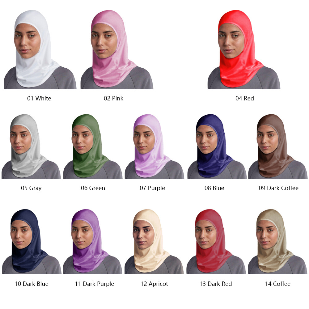 Underscarf Turban Hijab Muslim Women One Piece Amira Scarf Niqab Ninja Headwear