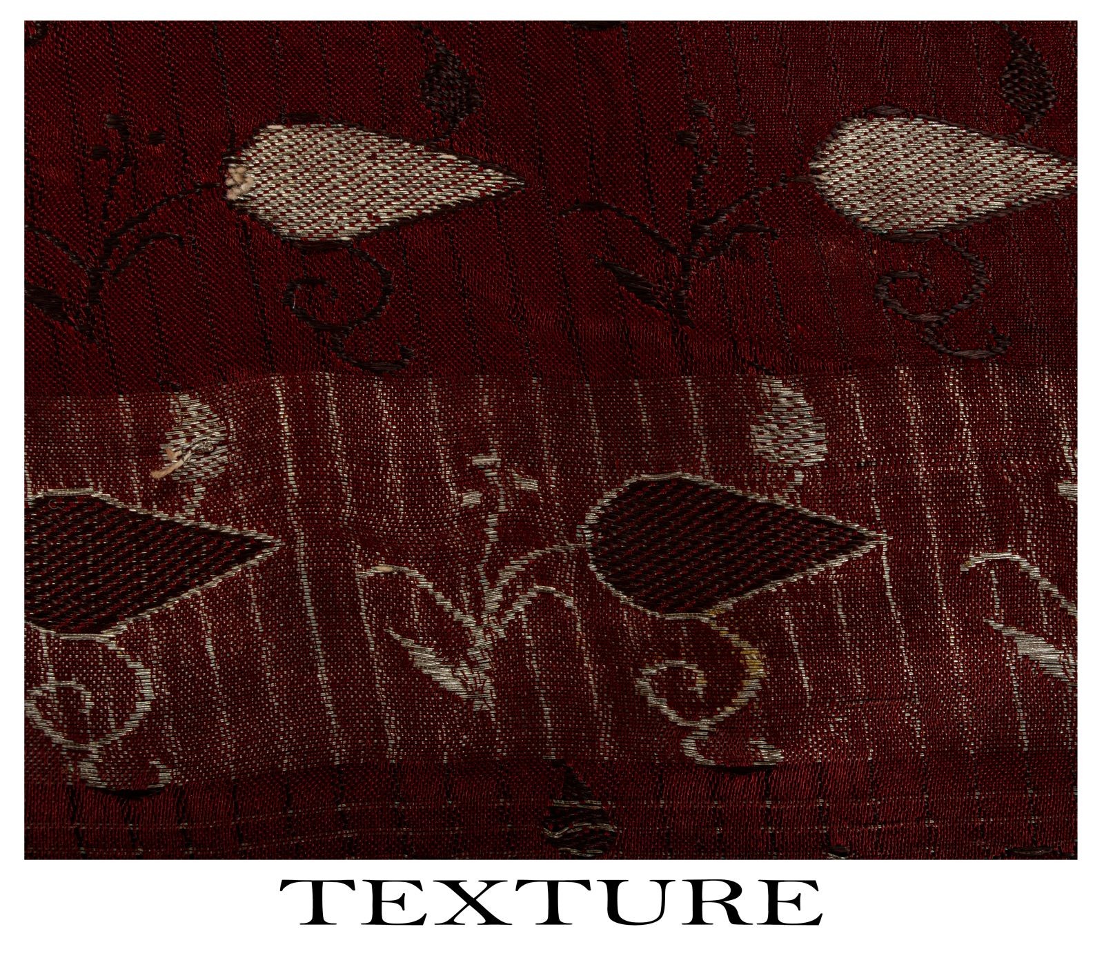 Sanskriti Vintage Maroon Pure Silk Saree Banarasi Buta Brocade Woven Indian Sari