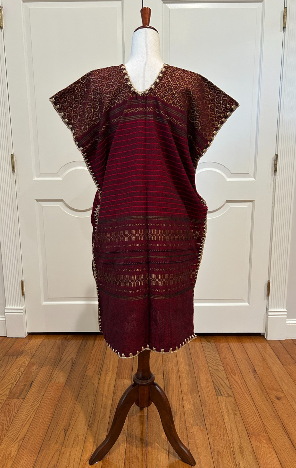 One of a Kind Pedal loom Mexican Dress! Summer Dress! Huipil style!
