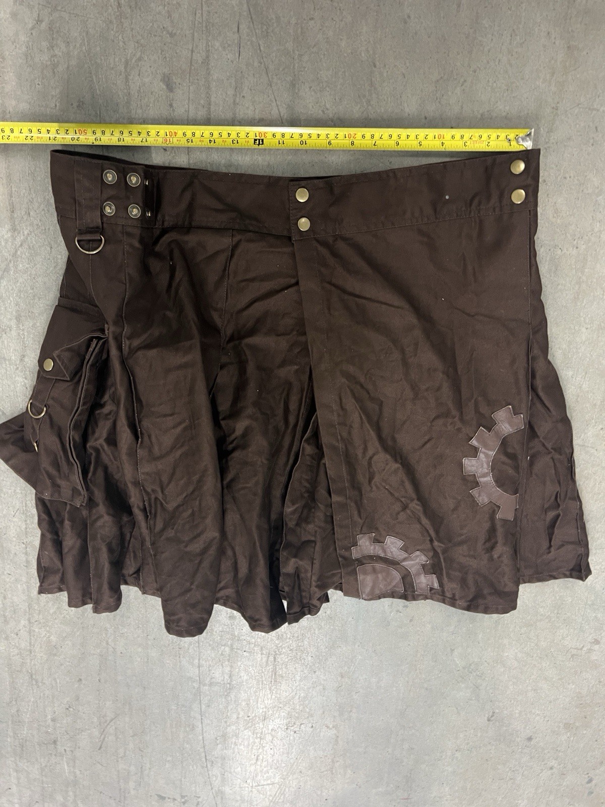 Men Scottish Fashionable Utility Kilt For Men’s 100% Cotton Cargo Pockets Kilt