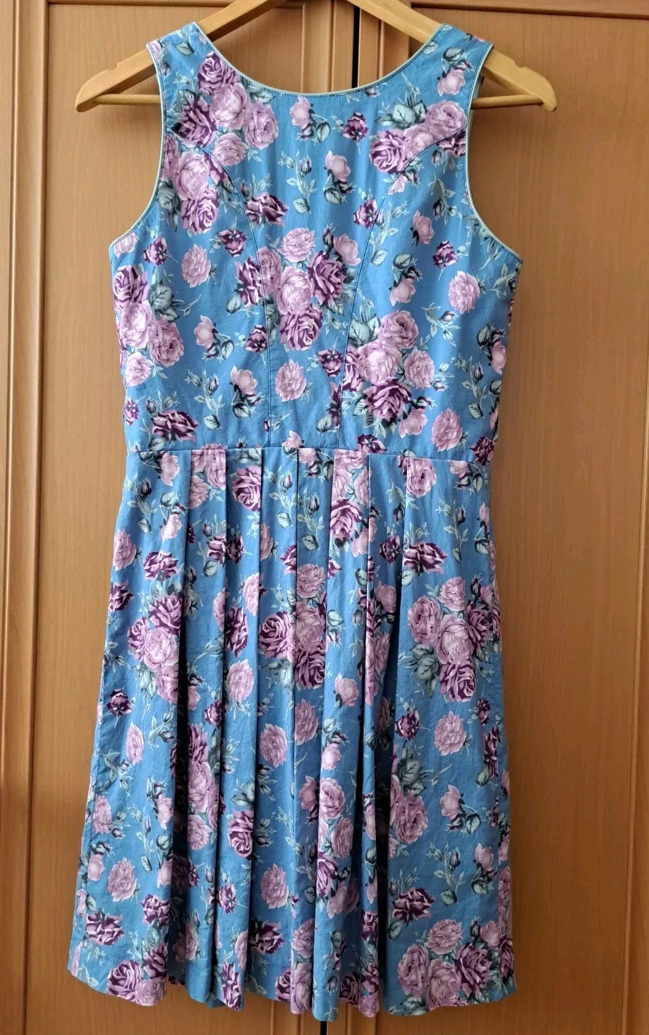 2116 Trachten Folk Bavarian Blue Summer Dress OCTOBERFEST Dirndl Sz S