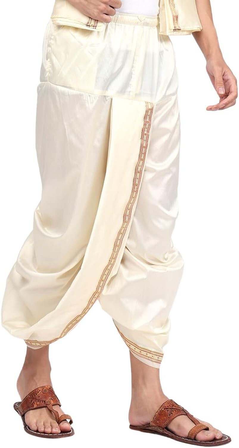 Men Silk Dhoti, Traditional Dhoti, Readymade Dhoti, Dhoti With Pocket