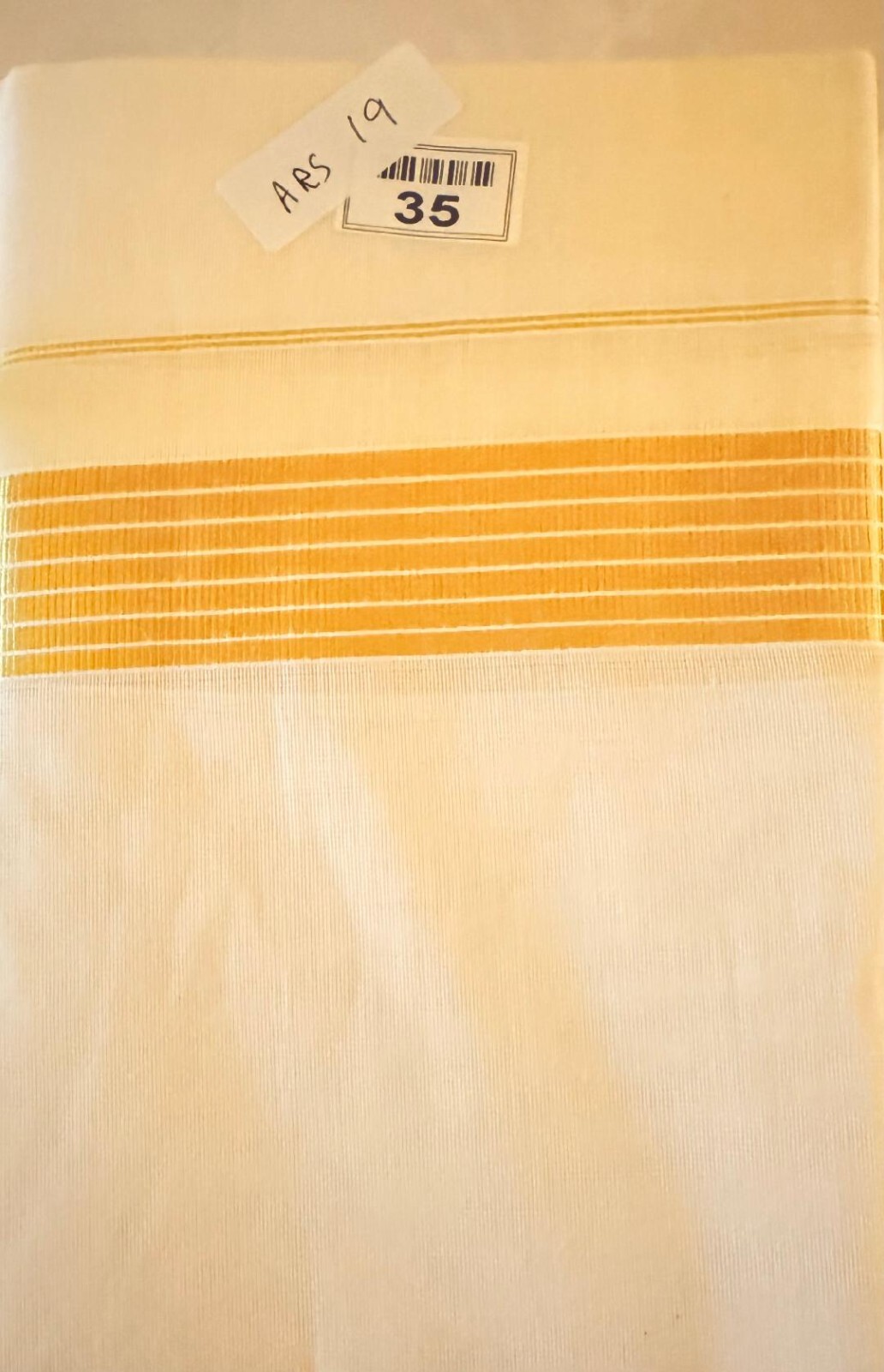 Men’s Cream Cotton Dhoti/Veshti/Mundu – India Ethnic Wear