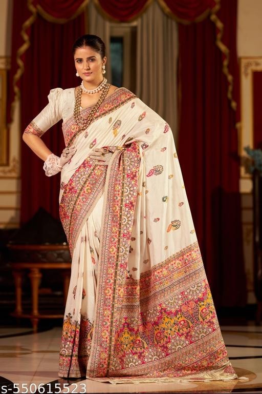 Women’s Kanchipuram Paithani silk saree