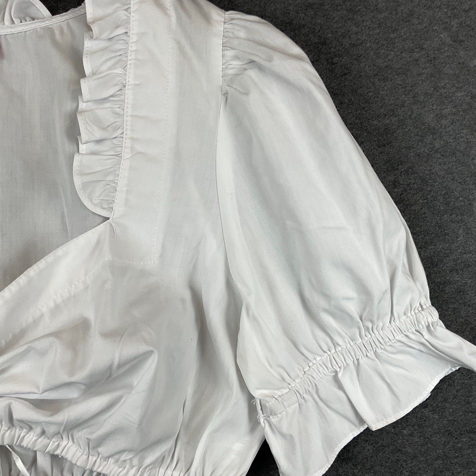 Dirndl Blouse Germany Bavarian Top Trachten Octoberfest Folk Festival Size 40 /M
