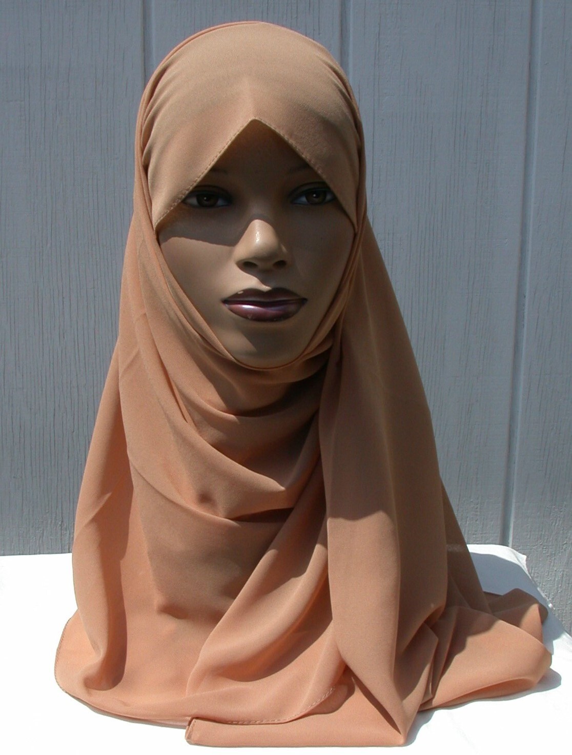 Tan Fashion Scarf Women’s Plain Chiffon Muslim Headwrap Hijab Head Scarves