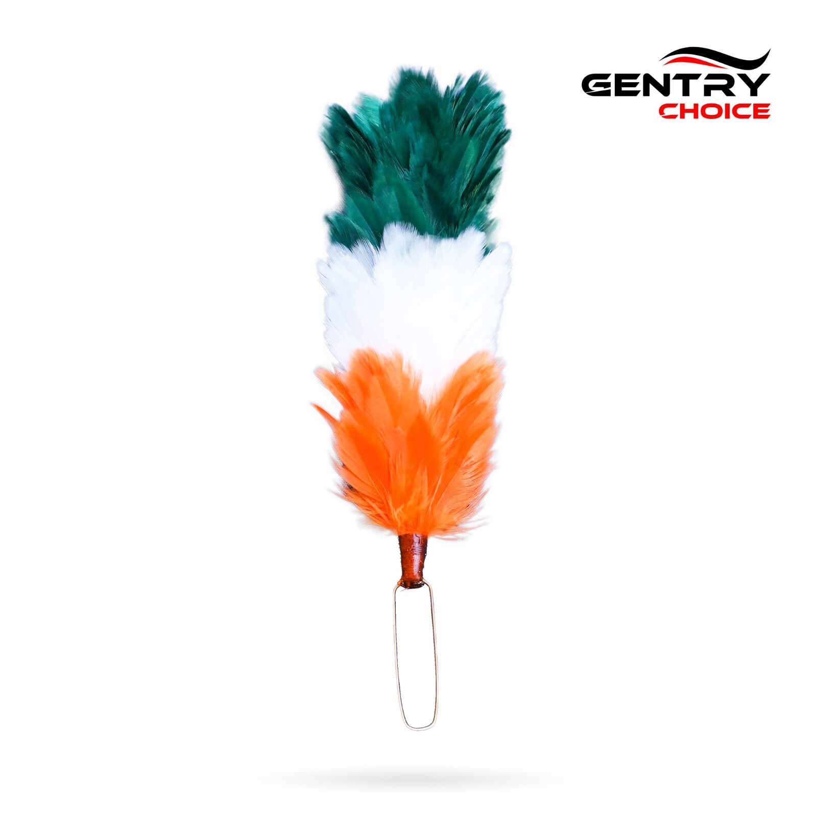 “Mens Scottish Glengarry Hat Feather Hackle Green White Orange Highlander Outfit