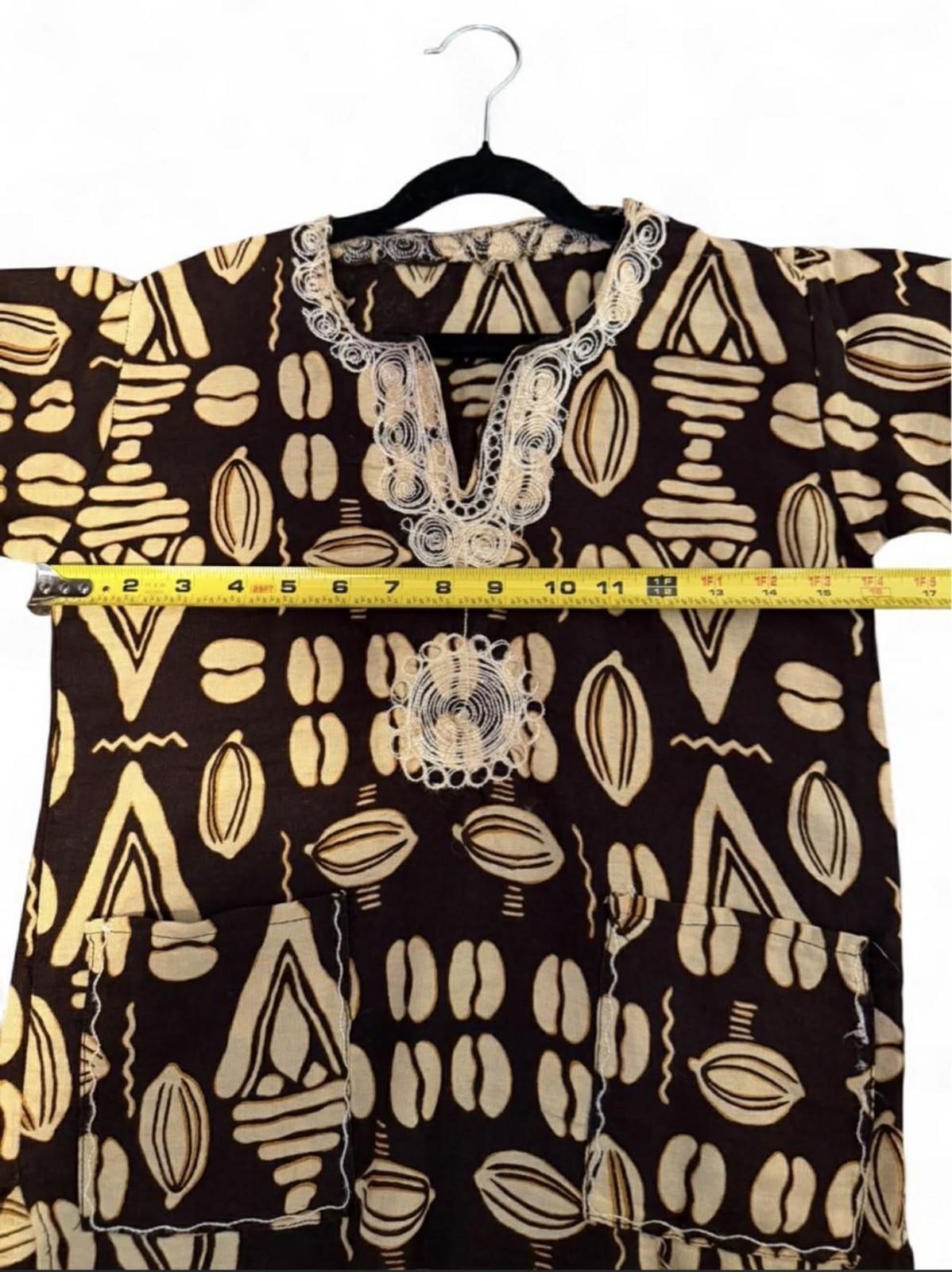 Boys African Style Brown Dashiki