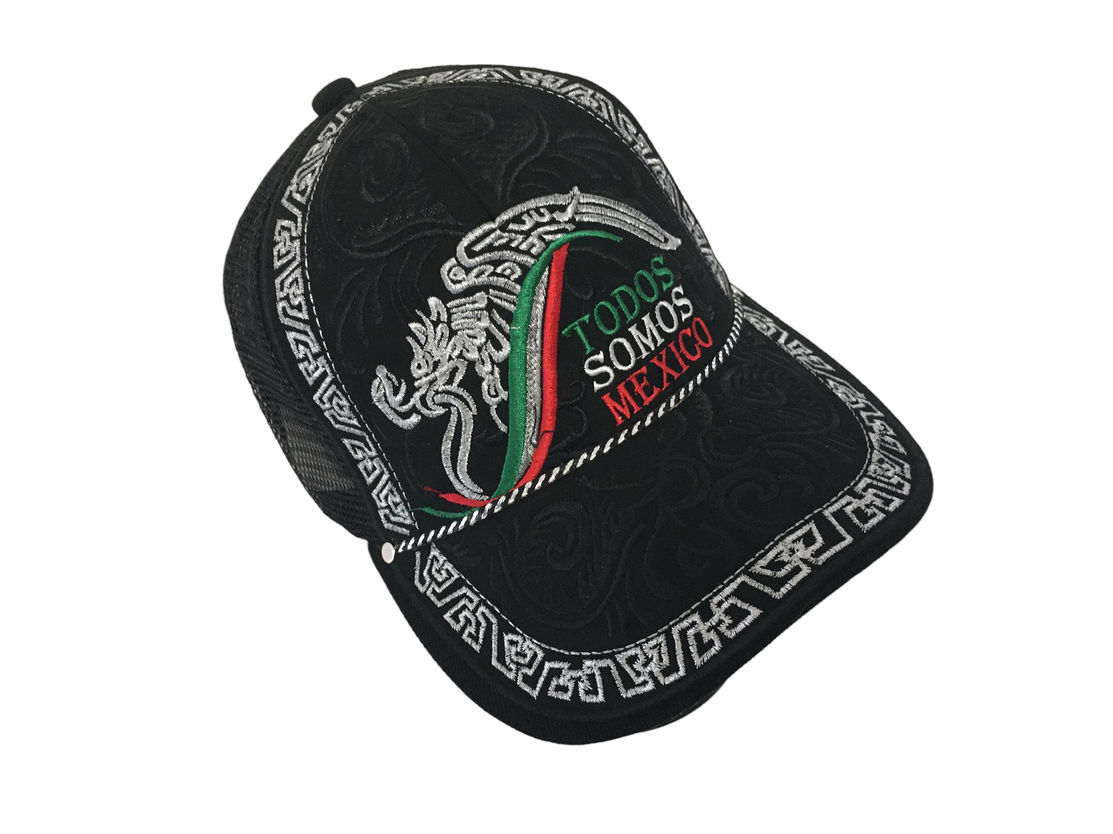 Embroidered Mexican Charro Trucker Hat – Baseball Cap – Gorra Vaquera