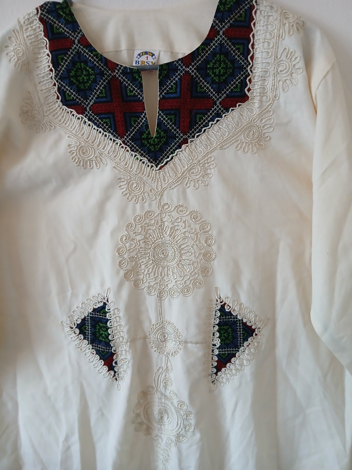 Egyptian Cream Kaftan Size M/L