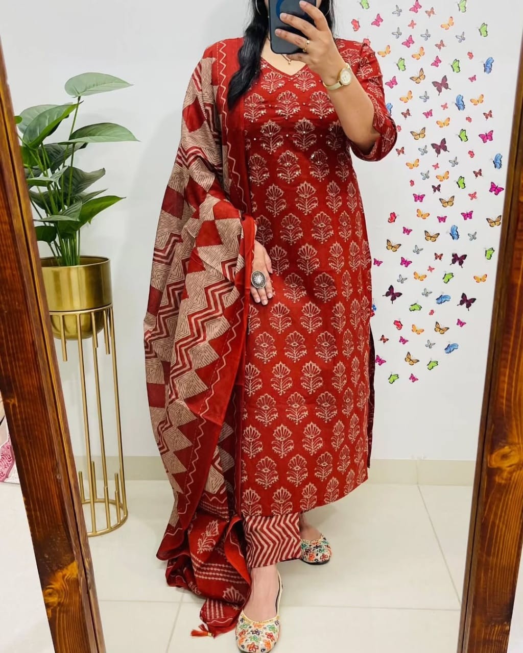 Readymade salwar kameez Kurta Pant Duppta Set Indian Kurtis For Woman