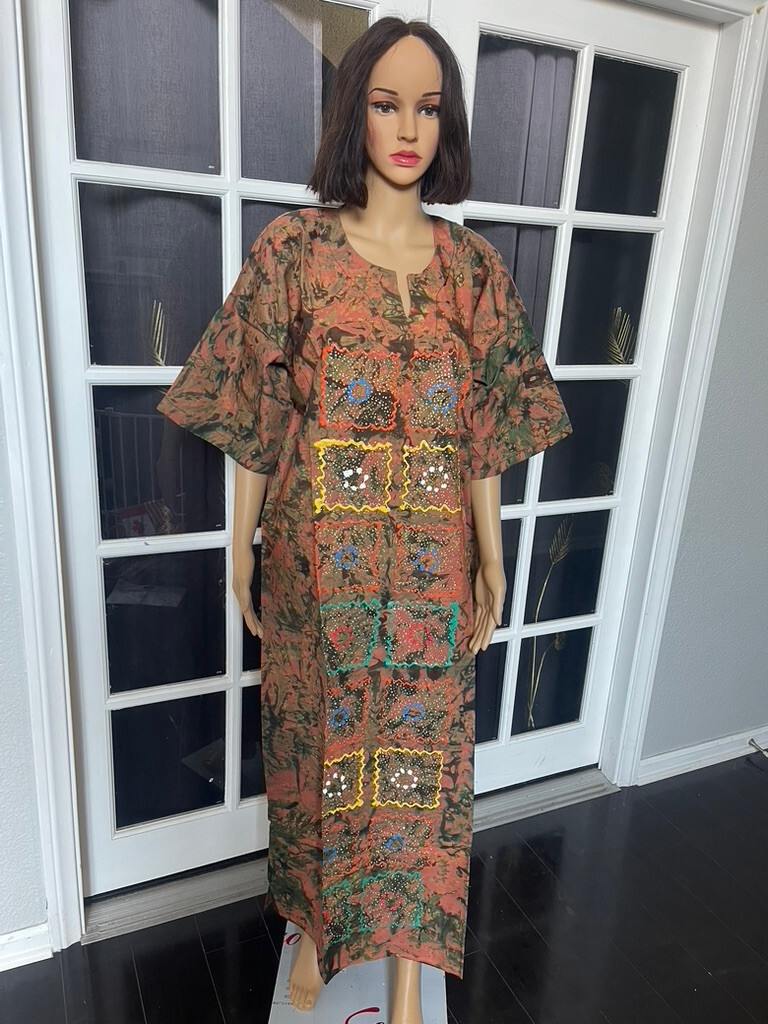 DMI FASHIONS -Hand-Painted Tie & Dye Dress – Luxurious, Light & Effortlessly Sty