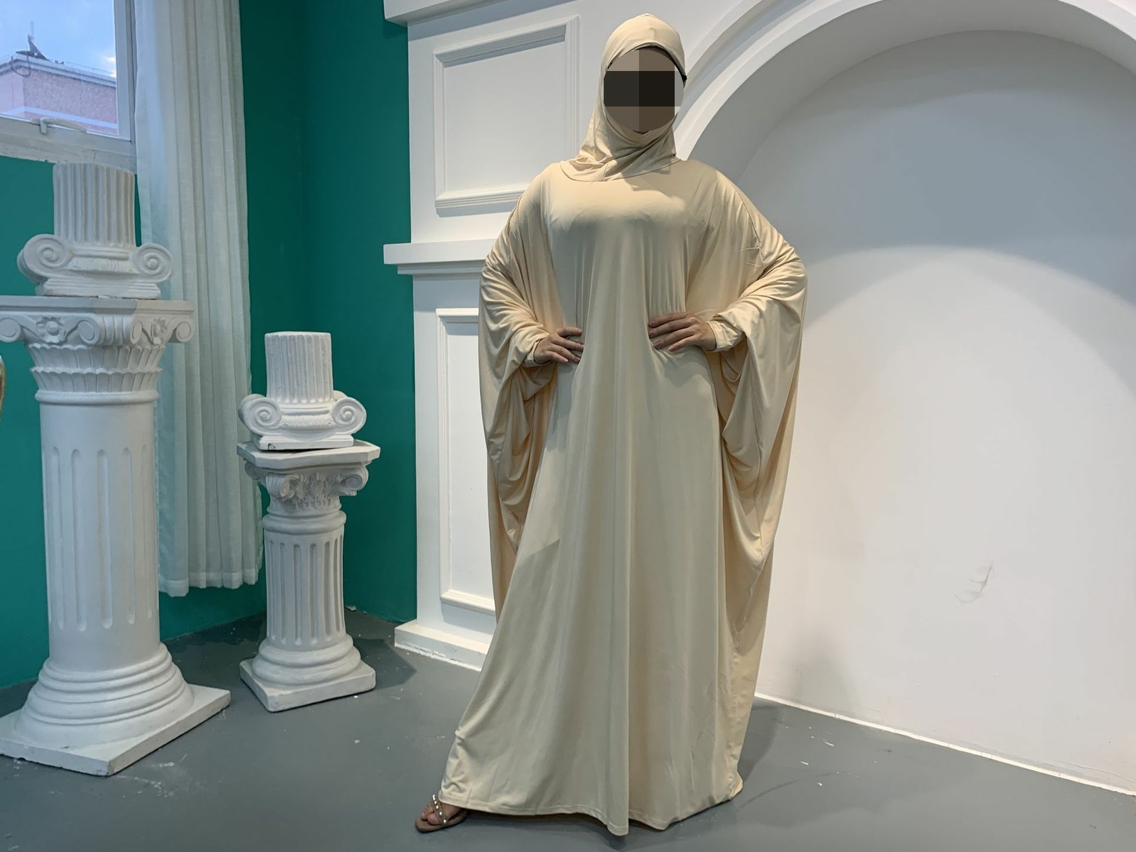 One Piece Prayer Outfit Islam Muslim Prayer Abaya Jilbaab Hijab Prayer Dress